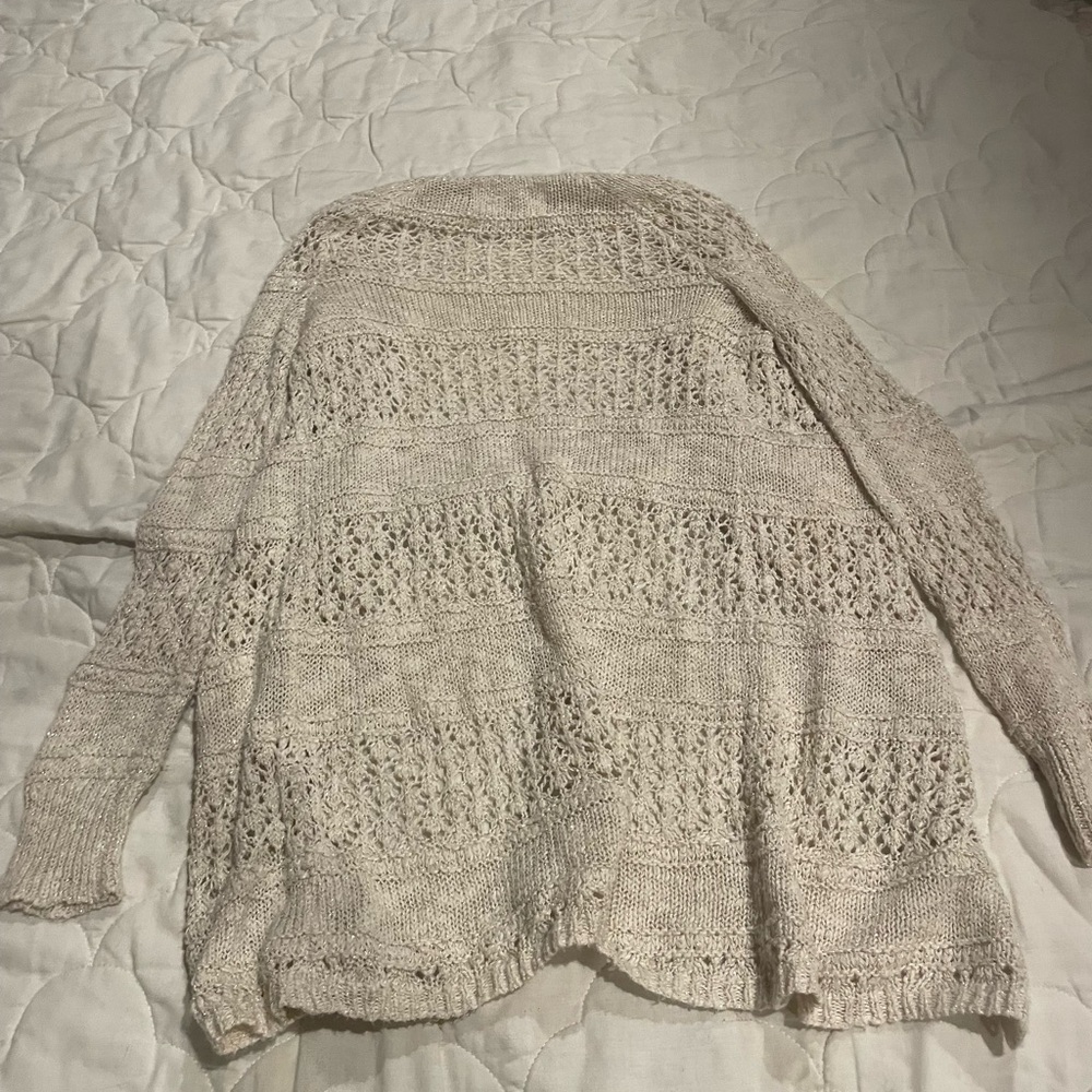Elegant Cream Knit Sweater